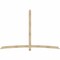 Ekena Millwork Bellingham Rough Sawn Timber Gable Bracket, Douglas Fir, 108"W x 72"H x 4"D x 4"F, 16/12 Pitch GBW108X72X0404BEL00RDF - alternate 1